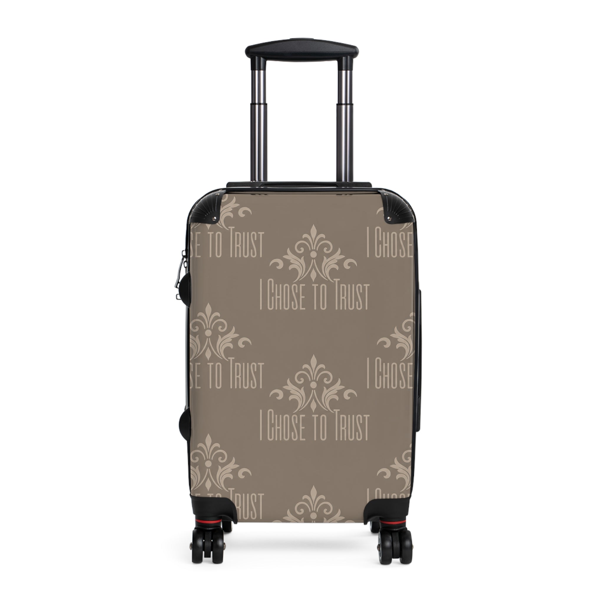 I Choose to Trust Carry-On Suitcase – Neutral Inspirational Luggage