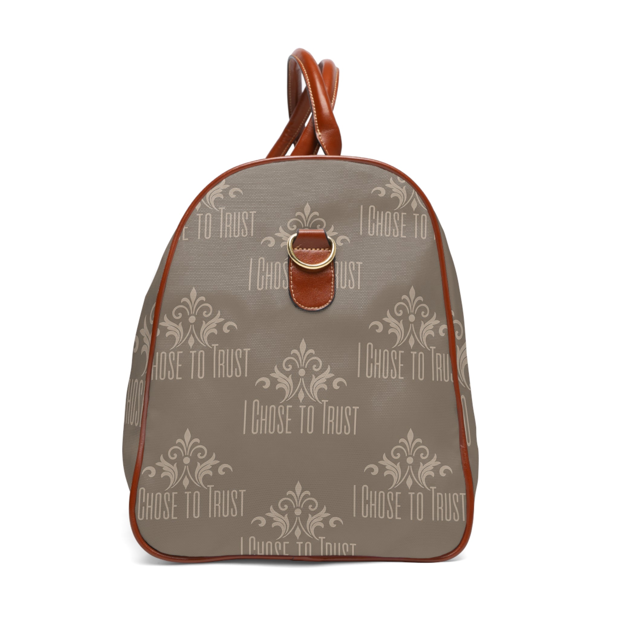 I Chose to Trust Waterproof Travel Bag — Stylish Duffel for Faithful Travelers