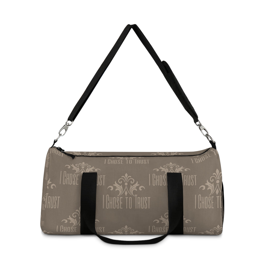 I Choose To Trust Duffel Bag — Inspirational Travel Gym Bag