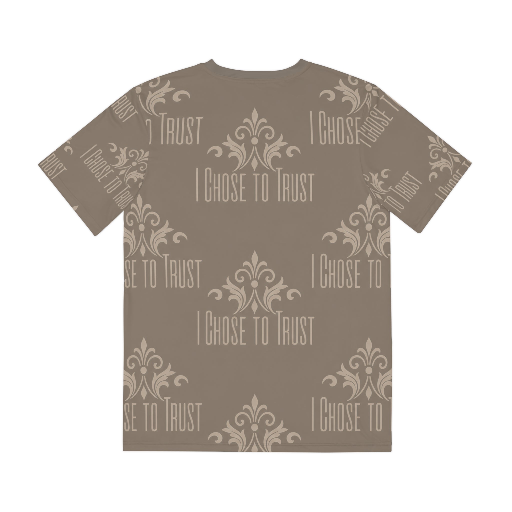 I Choose to Trust Men's Tee — Inspirational All-Over Print Shirt