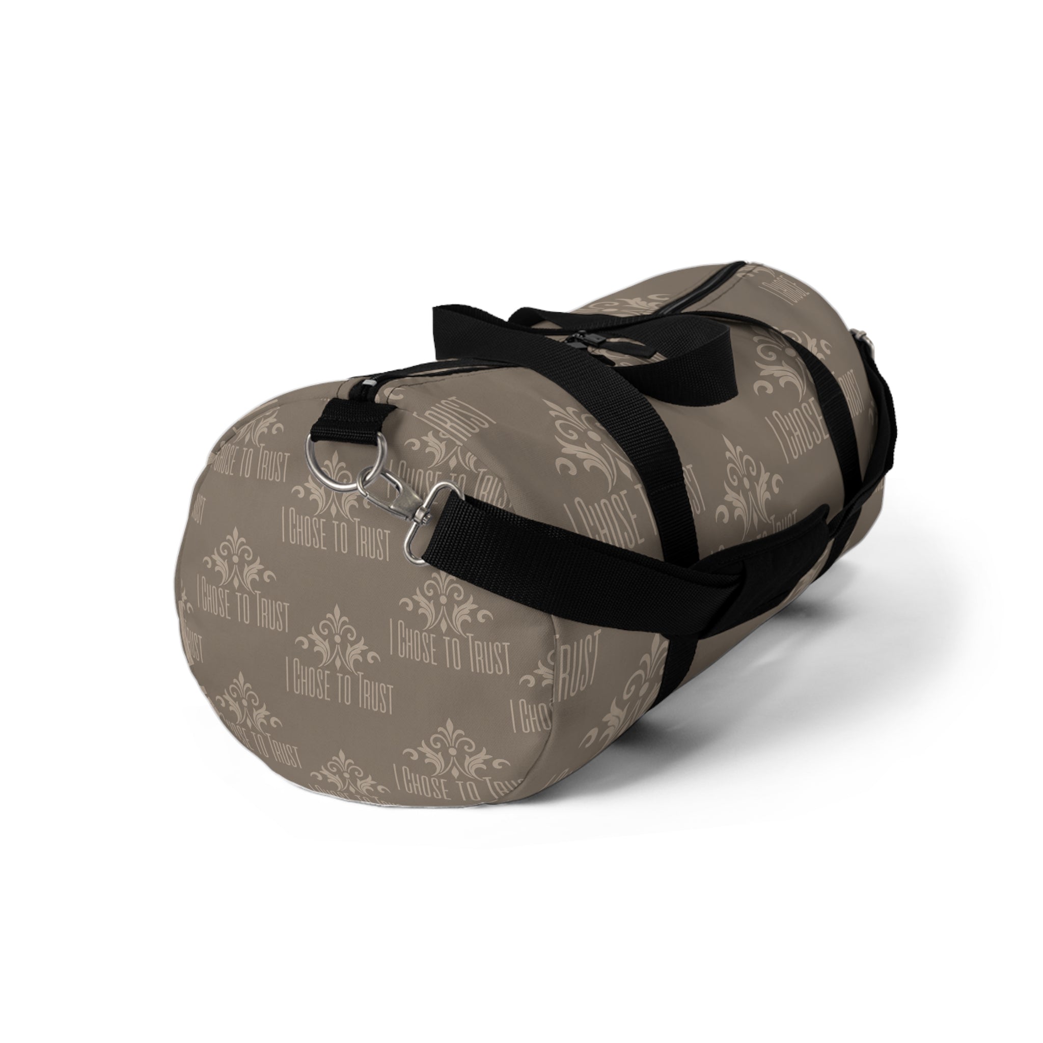 I Choose To Trust Duffel Bag — Inspirational Travel Gym Bag