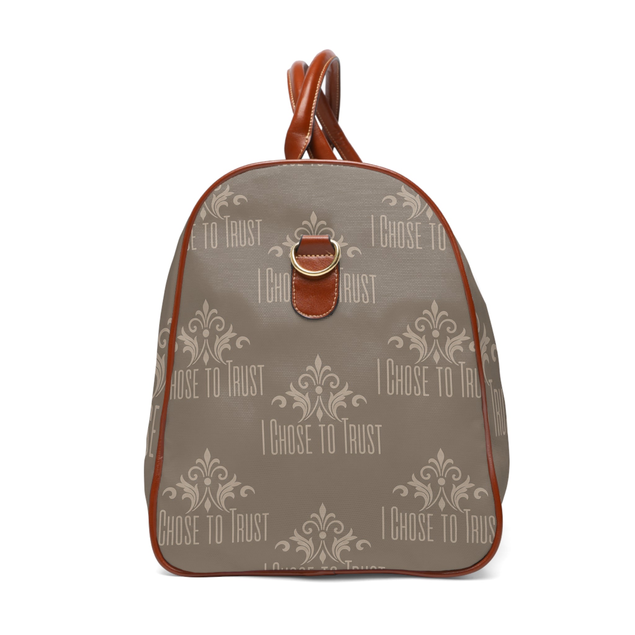 I Chose to Trust Waterproof Travel Bag — Stylish Duffel for Faithful Travelers
