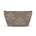 I Chose to Trust Accessory Pouch — Taupe T‑Bottom Makeup Bag
