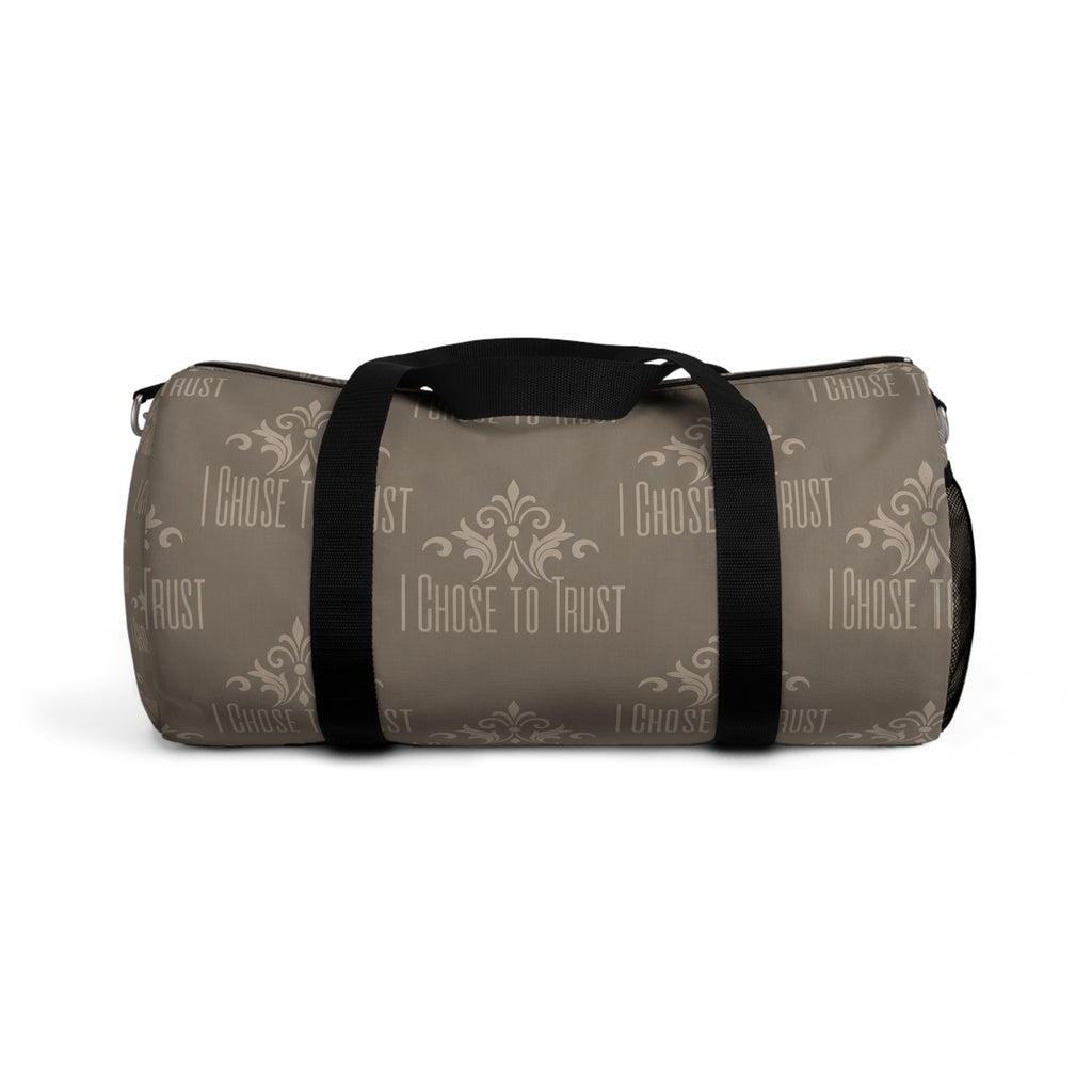 I Choose To Trust Duffel Bag — Inspirational Travel Gym Bag