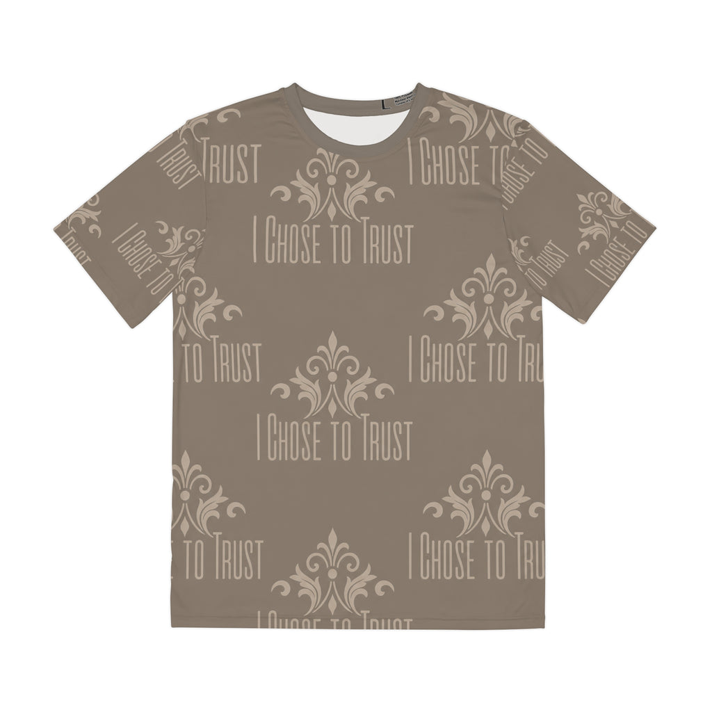 I Choose to Trust Men's Tee — Inspirational All-Over Print Shirt