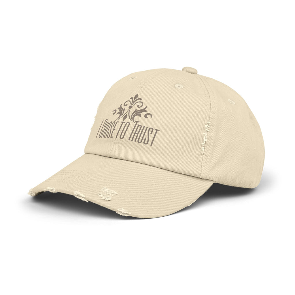 I Chose to Trust Distressed Baseball Cap