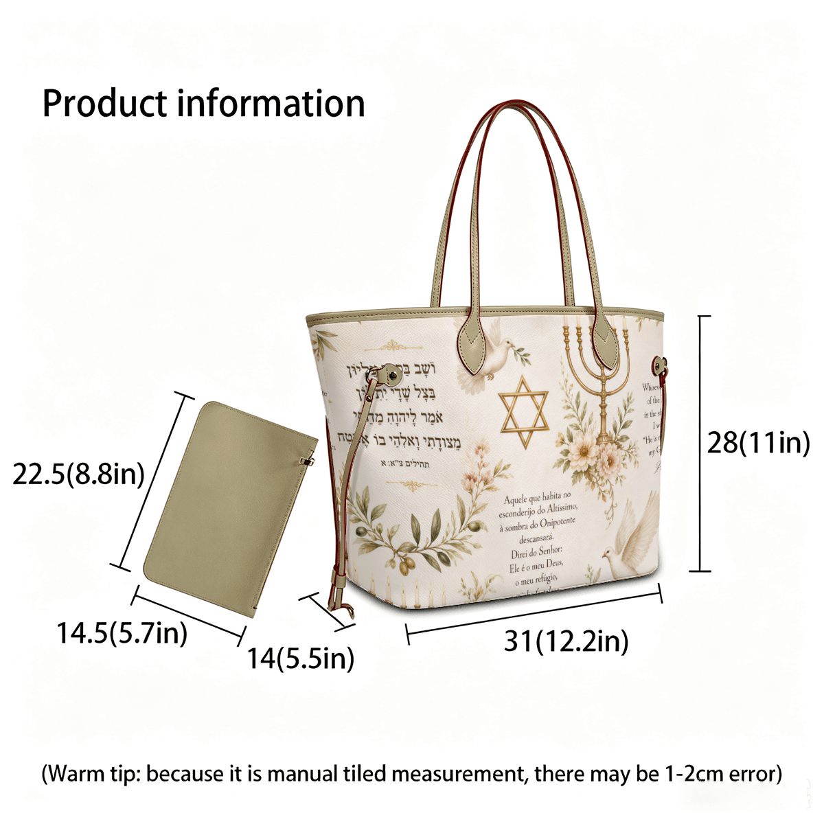 Bolsa Tote Refúgio do Altíssimo
